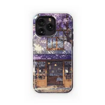 Purple Tree Cafe
 Phone Case iPhone Samsung Cover Pixel 4547 - Image 1