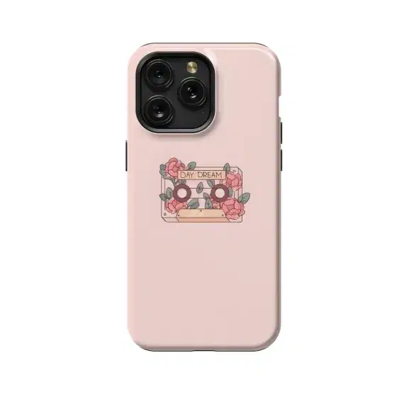 Quote Cassette Art Day Dream Phone Case iPhone Samsung Pixel & More 568 - Image 1