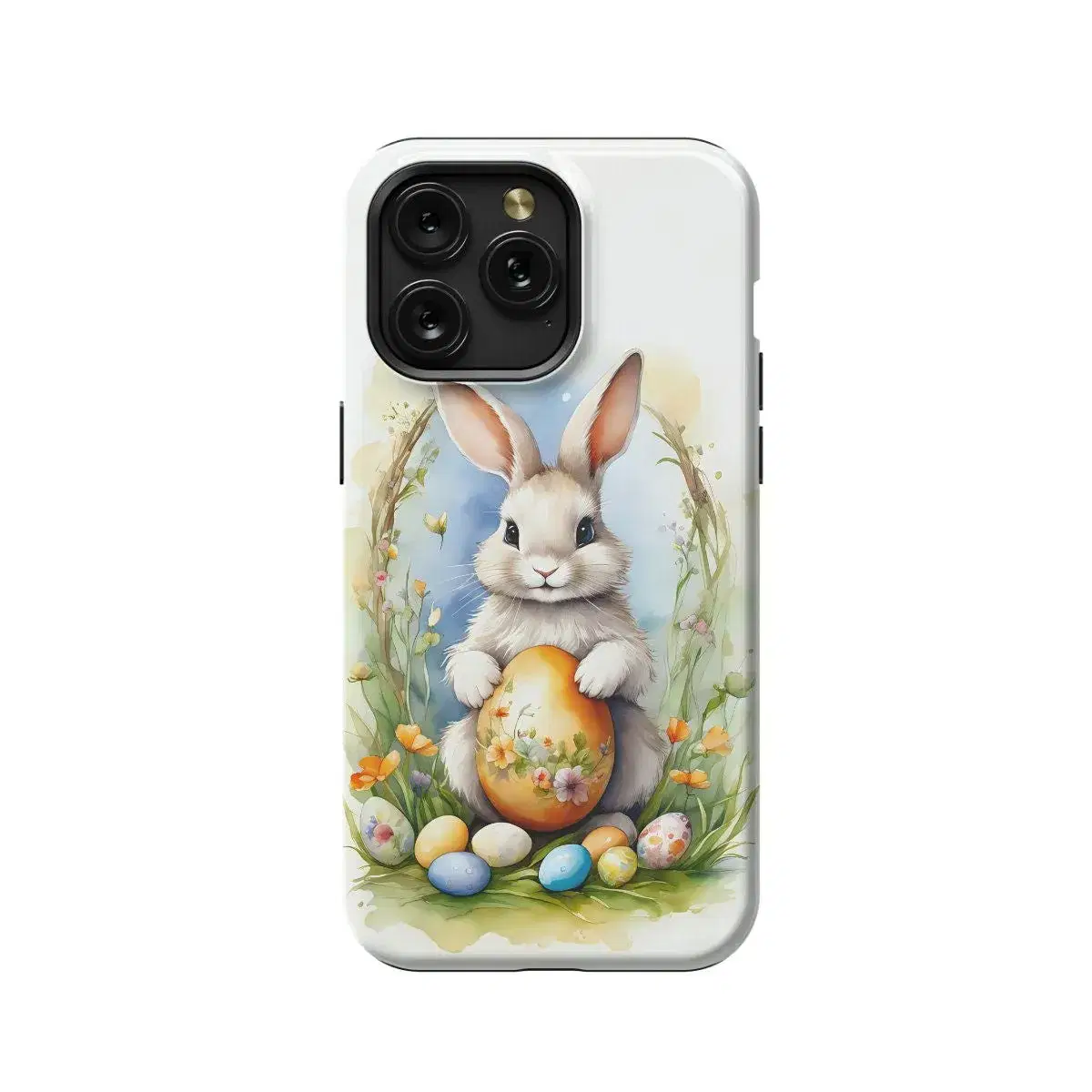 Rabbit Spring Eggs Phone Case iPhone Samsung Pixel & More #561 - Image 1