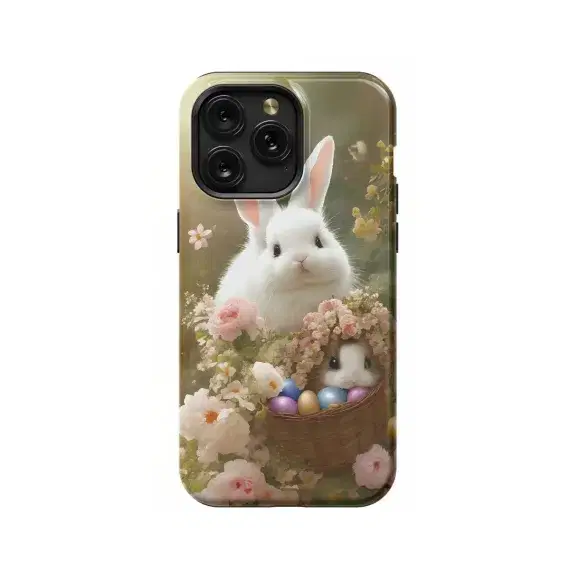 Rabbit Spring Phone Case iPhone Samsung Pixel & More - Image 1