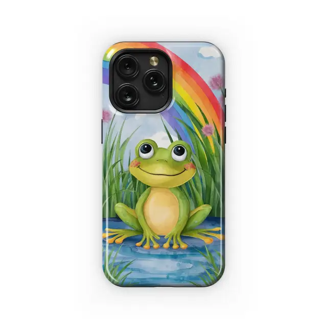 Rainbow Frog Joyful Daydream Phone Case iPhone Samsung Cover Pixel 4835