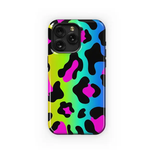 Rainbow Leopard Phone Case iPhone Samsung Cover Pixel 3860