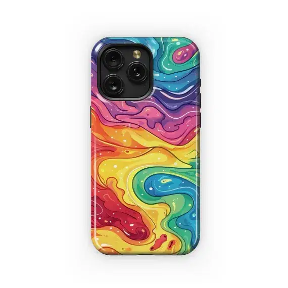 Rainbow Liquid Art
 Phone Case iPhone Samsung Cover Pixel 5699 - Image 1