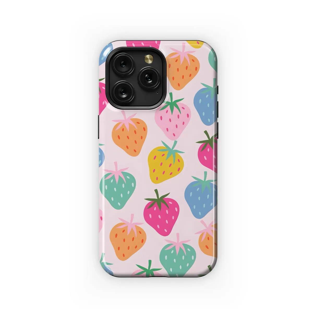 Rainbow Strawberry Delight
 Phone Case iPhone Samsung Cover Pixel 5973 - Image 1