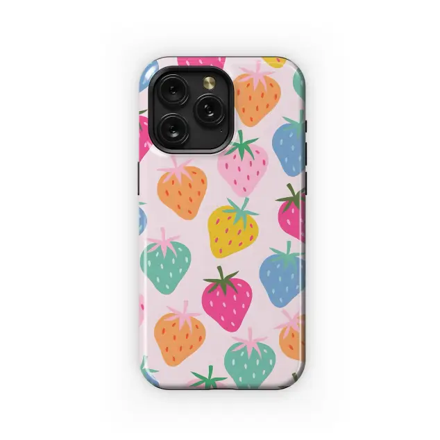 Rainbow Strawberry Delight
 Phone Case iPhone Samsung Cover Pixel 5973