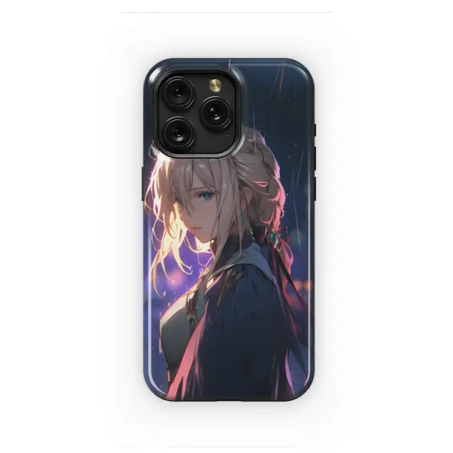Rainy Blonde Anime Girl
 Phone Case iPhone Samsung Cover Pixel 4044