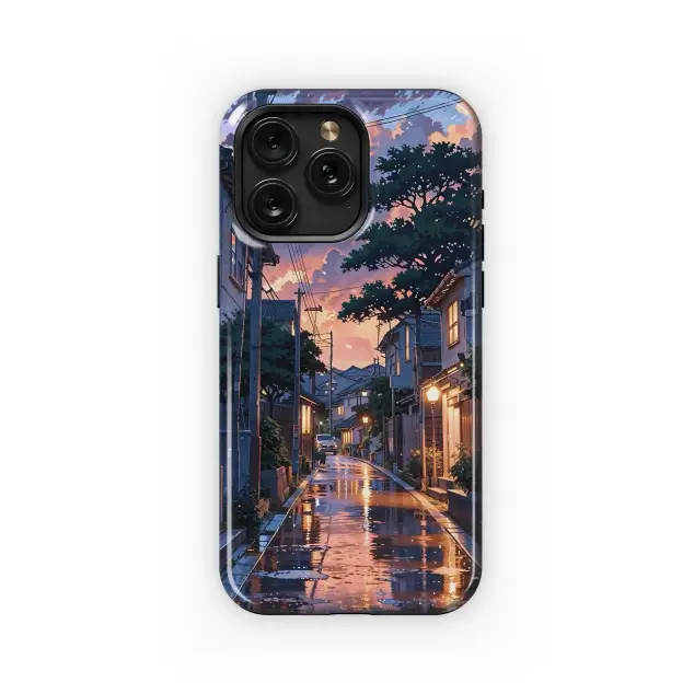 Rainy Sunset Street
 Phone Case iPhone Samsung Cover Pixel 4497