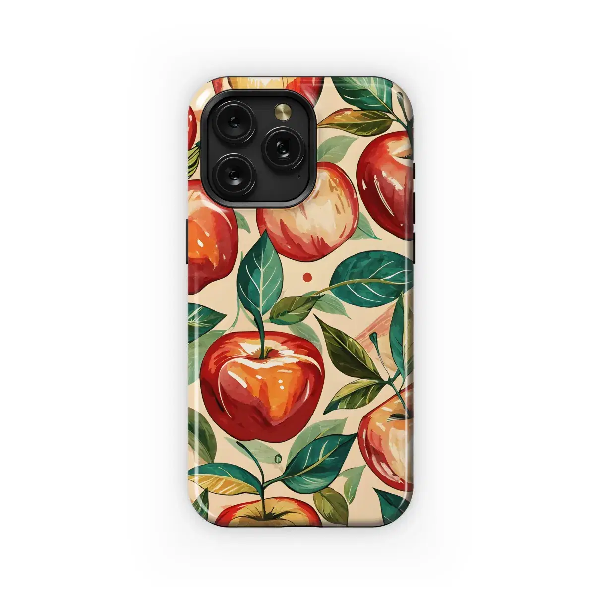 Red Apple Phone Case iPhone Samsung Cover Pixel 2507 - Image 1