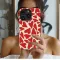 Red Heartbeat Pattern Phone Case iPhone Samsung Cover Pixel 6076 - Image 2