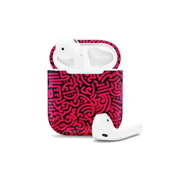 Red Noodle AirPods Case AirPods Pro AirPods Pro 2 AirPods 3 AirPods 2 Glossy 1447 - Image 1