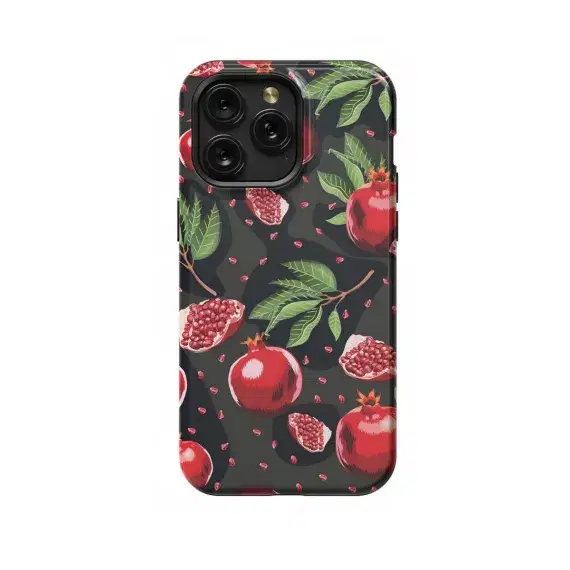 Red Pomegranate Pattern Phone Case iPhone Samsung Pixel & More 106 - Image 1