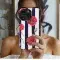 Red Poppy Flowers Striped Phone Case iPhone Samsung Cover Pixel 2572 - Image 2
