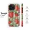 Red Strawberry & White Flowers Watercolor Phone Case iPhone Samsung Cover Pixel 3750 - Image 6