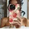 Red Watercolor Strawberries White Flowers Phone Case iPhone Samsung Cover Pixel 3514 - Image 1