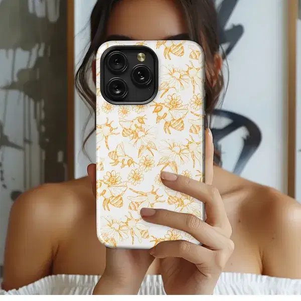 Regal Black Gold Crown Pattern Phone Case iPhone Samsung Cover Pixel 5378 - Image 1