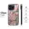 Repetitive Pink Peonies Floral Van Gogh Watercolors Phone Case iPhone Samsung Cover Pixel 3402 - Image 8