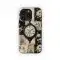 Retro Clock Flower Old Paper Notes Phone Case iPhone Samsung Cover Pixel 1813 - Image 1