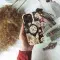 Retro Clock Flower Old Paper Notes Phone Case iPhone Samsung Cover Pixel 1813 - Image 4