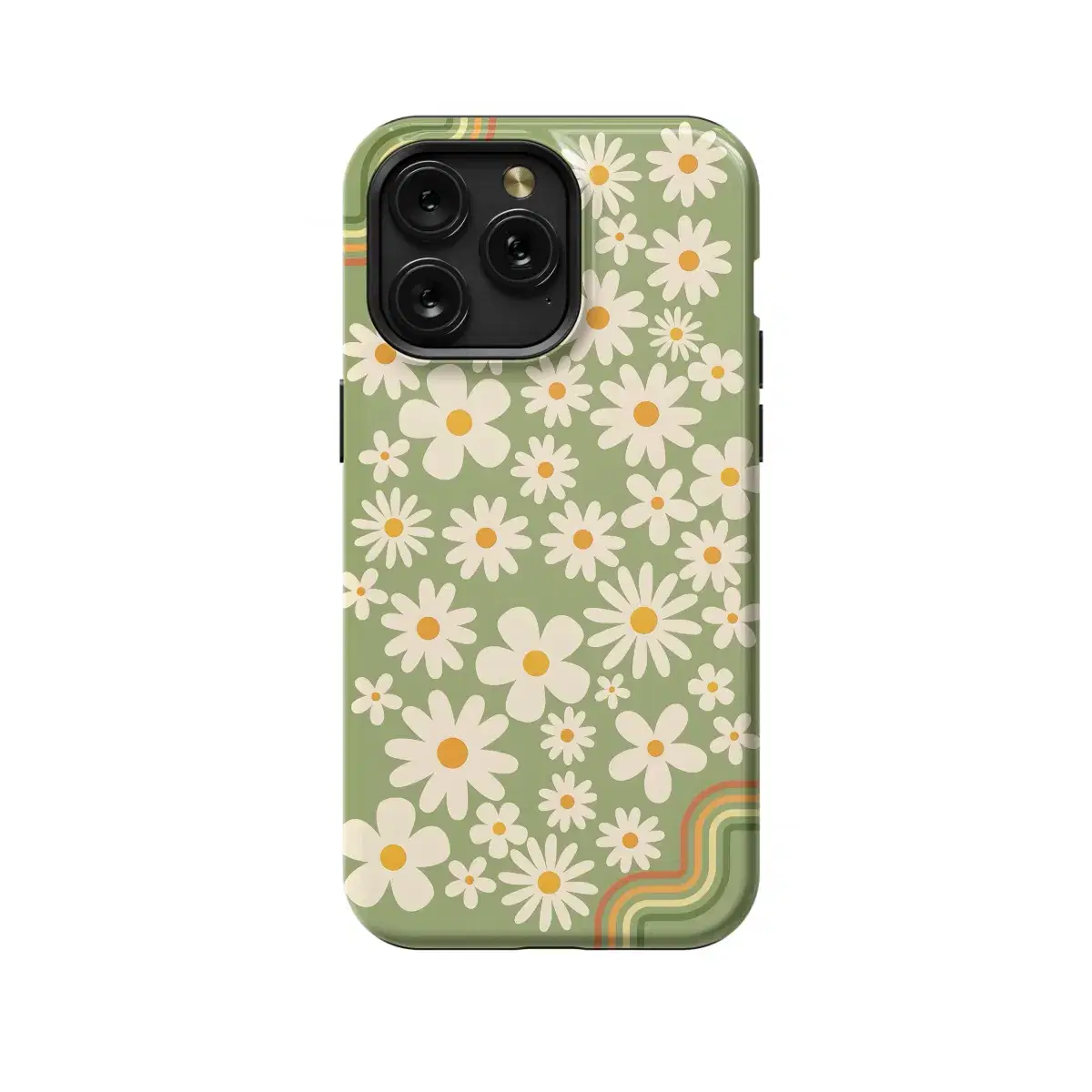 Retro Daisy Groovy Phone Case iPhone Samsung Pixel & More 415 - Image 1