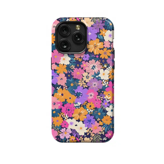 Retro Flowers Phone Case iPhone Samsung Pixel & More 398