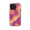 Retro Groovy Flower Wavy Phone Case iPhone Samsung Pixel & More 381 - Image 1