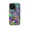 Retro Groovy Hippie Floral Rainbow Trippy Phone Case iPhone Samsung Pixel & More 401 - Image 1