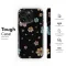 Retro Night Garden Floral Doodle Phone Case iPhone Samsung Cover Pixel 7748 - Image 6