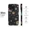 Retro Night Garden Floral Doodle Phone Case iPhone Samsung Cover Pixel 7748 - Image 7