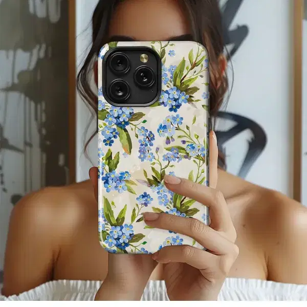 Retro Organic Blob Pattern Phone Case iPhone Samsung Cover Pixel 5409 - Image 1