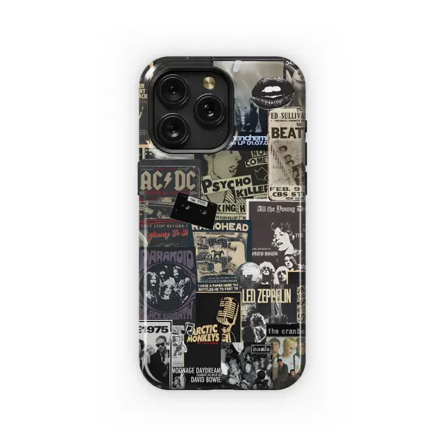 Rock 'n' Roll Collage Art Phone Case iPhone Samsung Cover Pixel 4805