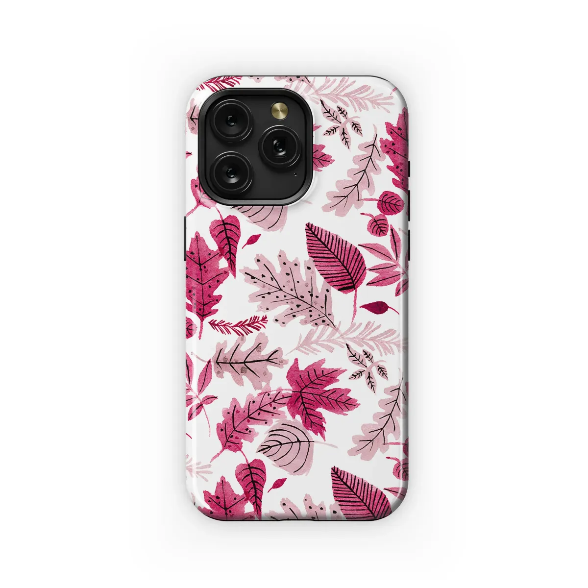 Rose-Tinted Autumn Foliage Phone Case iPhone Samsung Cover Pixel 6486 - Image 1
