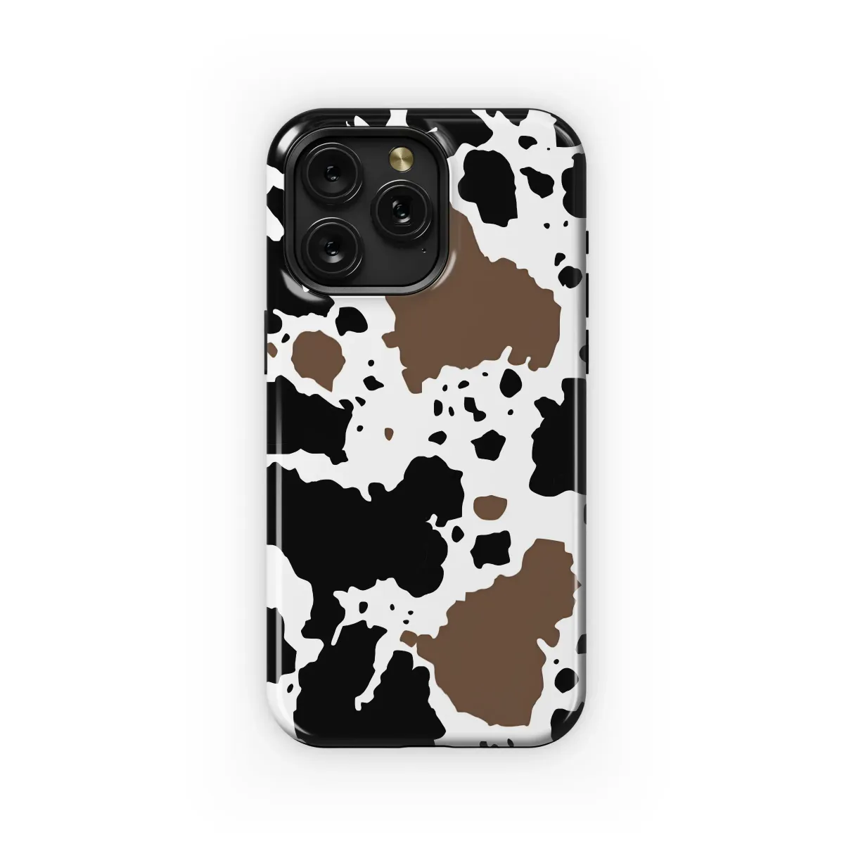Rustic Western Cowhide Print Design Phone Case iPhone Samsung Cover Pixel 7648 - Image 1