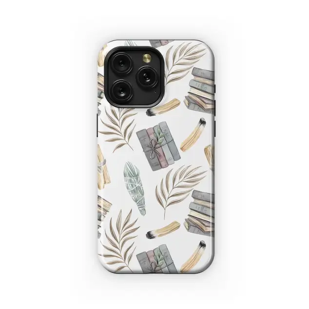 Sage, Books & Palms
 Phone Case iPhone Samsung Cover Pixel 5842