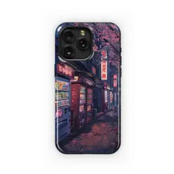 Sakura Night Street
 Phone Case iPhone Samsung Cover Pixel 5475 - Image 1
