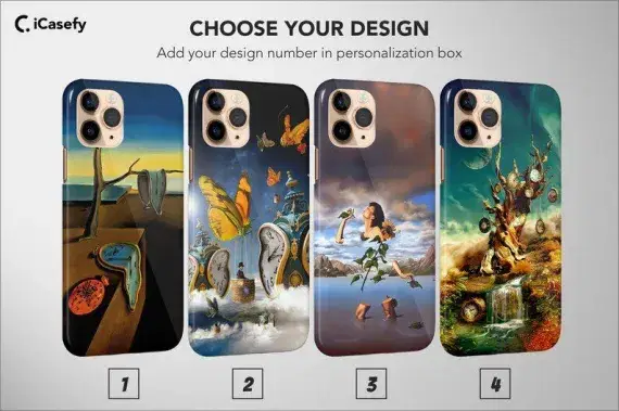 Salvador Dali Phone Case Famous Painting Surrealism Classic Art Cover 4 - Image 1