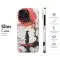 Samurai Red Moon Art
 Phone Case iPhone Samsung Cover Pixel 3994 - Image 7