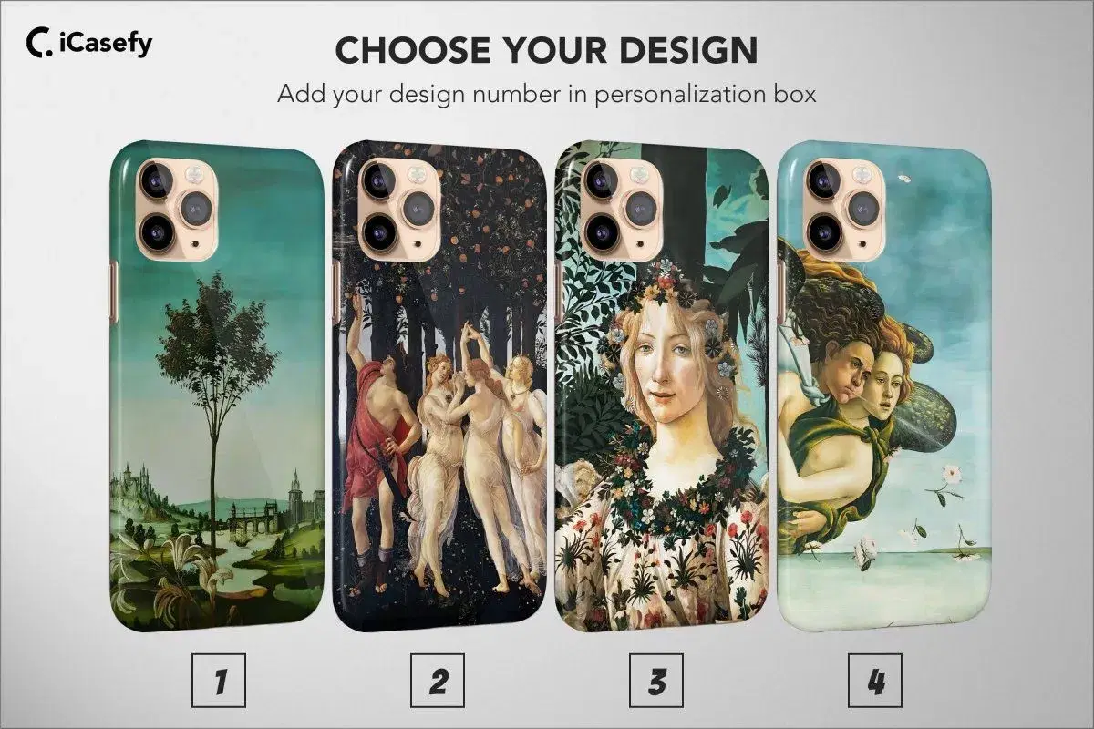 Sandro Botticelli Phone Case Aesthetic Renaissance Cover II - Image 1