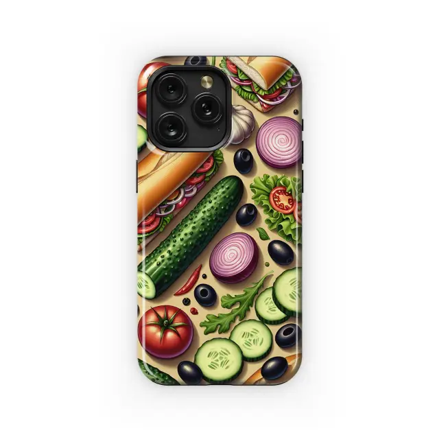 Sandwich Salad Phone Case iPhone Samsung Cover Pixel 3480