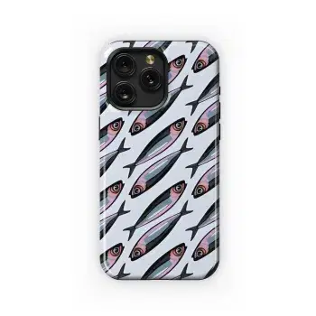 Sardine Blue Phone Case iPhone Samsung Cover Pixel 2705 - Image 1