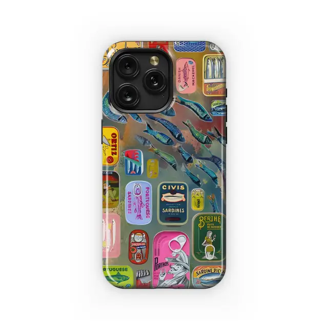 Sardine Collage  Phone Case iPhone Samsung Cover Pixel 1797