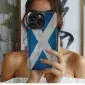 Scottish Saltire Wood Grain
 Phone Case iPhone Samsung Cover Pixel 5727 - Image 1