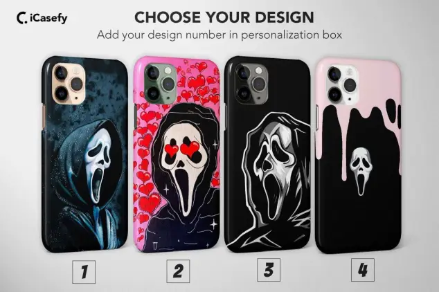 Scream Phone Case Scary Horror Aesthetic Spooky Cover