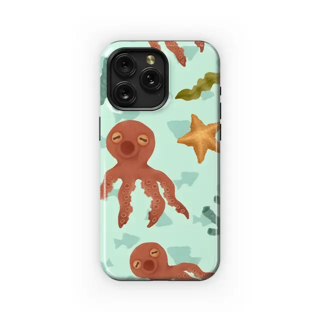 Sea Creature Digital Phone Case iPhone Samsung Cover Pixel 3257