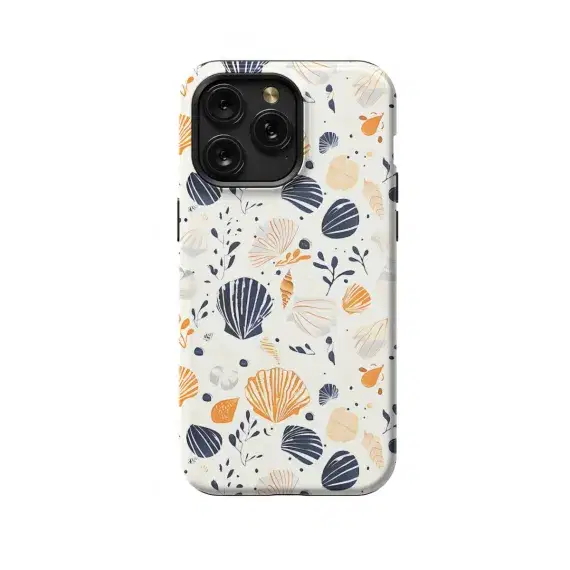 Sea shells pattern Phone Case iPhone Samsung Cover Pixel 1158 - Image 1