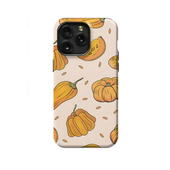 Seamless Autumn Pumpkins Phone Case iPhone Samsung Cover Pixel 1076 - Image 1