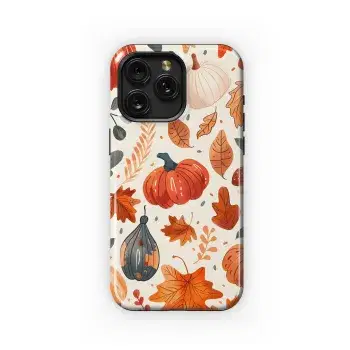 Seamless Autumn Pumpkins Phone Case iPhone Samsung Cover Pixel 1847 - Image 1