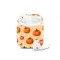 Seamless Cute Orange Pumpkin AirPods Case AirPods Pro AirPods Pro 2 AirPods 3 AirPods 2 Glossy 1078 - Image 1