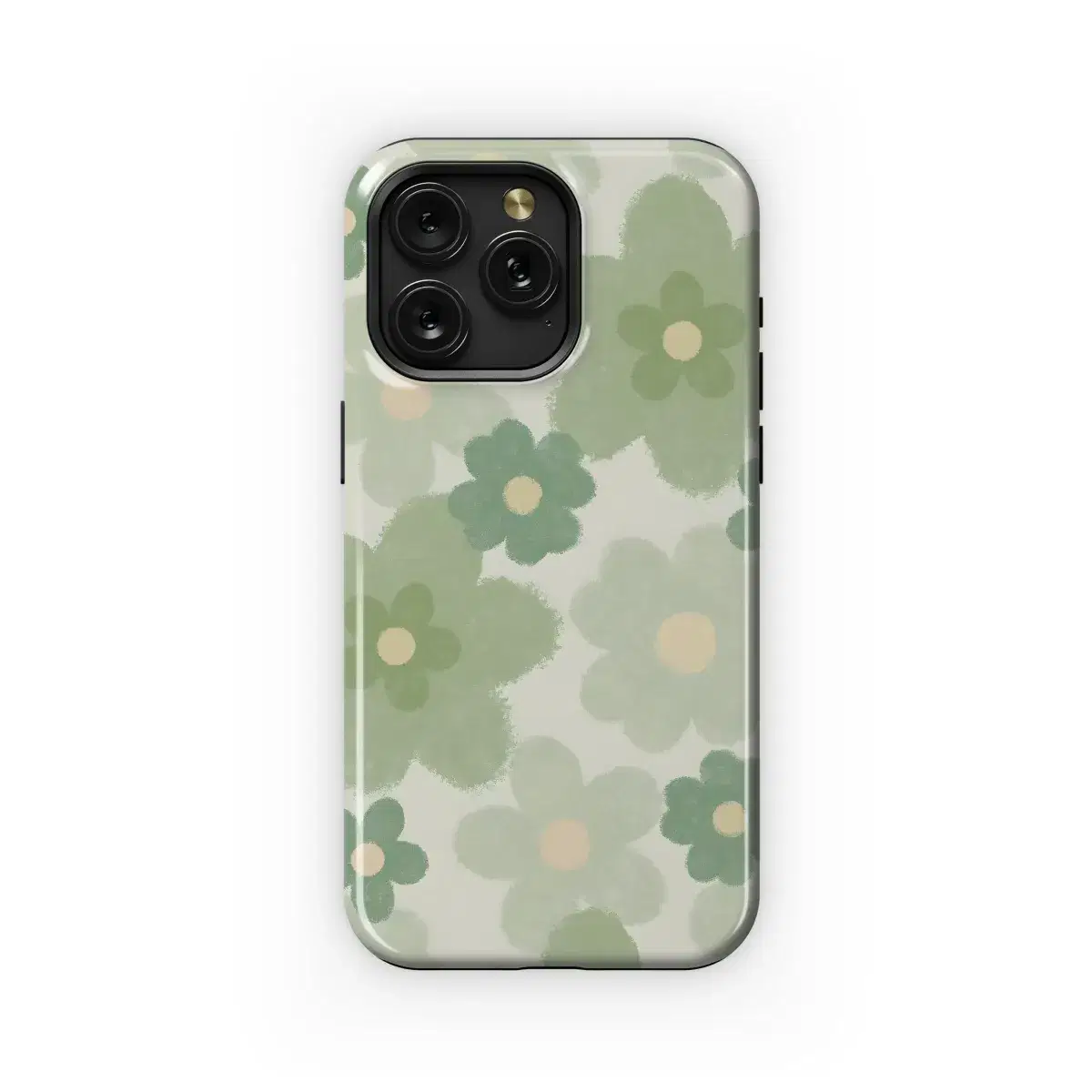 Seamless Daisy Green Flowers Phone Case iPhone Samsung Cover Pixel 1845 - Image 1