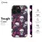Seamless Flower Skeleton Skull Phone Case iPhone Samsung Pixel & More 342 - Image 5