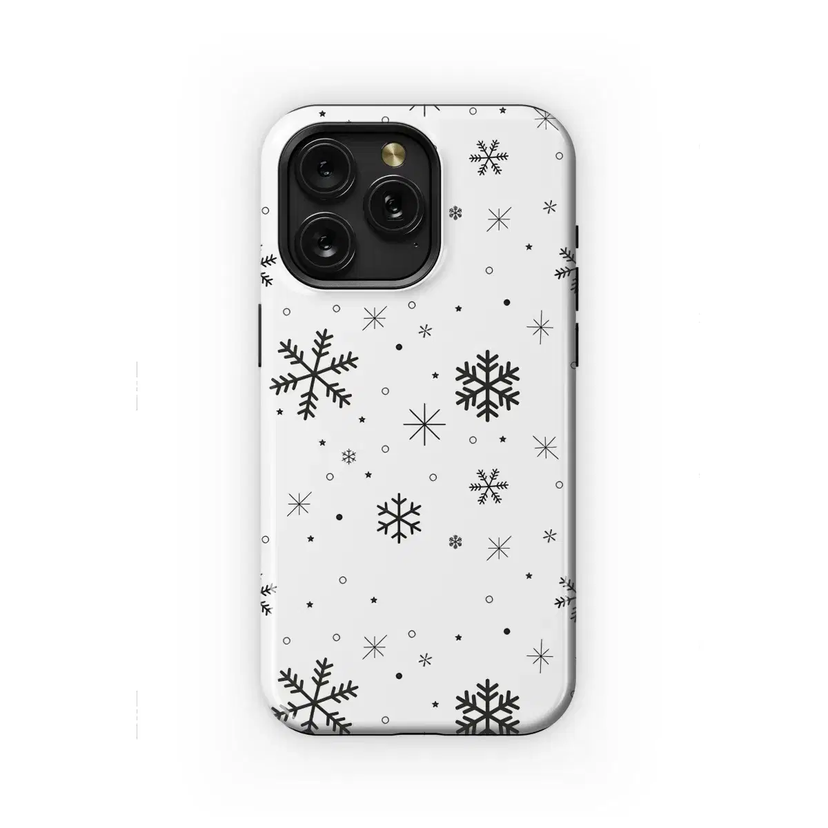 Seamless Snowflakes Pattern Phone Case iPhone Samsung Cover Pixel 2157 - Image 1